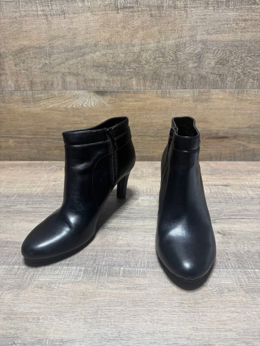 Bandolino Lappo Black Ankle Boots Women's Size 8.5